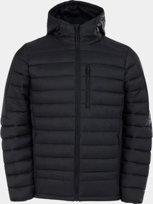 geaca matlasata de tranzitie pt. barbati Fundango Matt Hooded Jacket negru 10