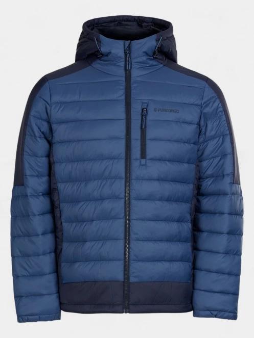 geaca matlasata de tranzitie pt. barbati Fundango Matt Hooded Jacket albastru 8