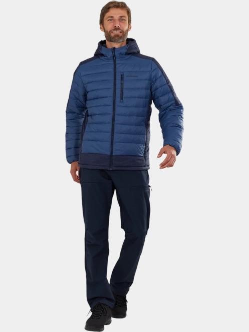 geaca matlasata de tranzitie pt. barbati Fundango Matt Hooded Jacket albastru 4