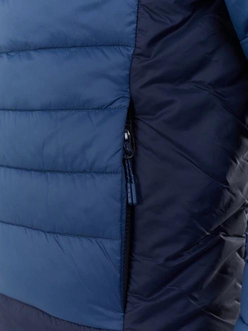 geaca matlasata de tranzitie pt. barbati Fundango Matt Hooded Jacket albastru 7
