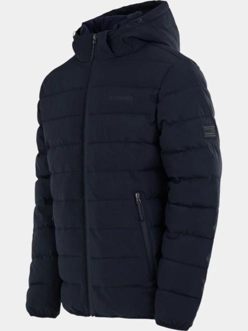 geaca matlasata de tranzitie pt. barbati Fundango Hubble Padded Jacket albastru inchis 7