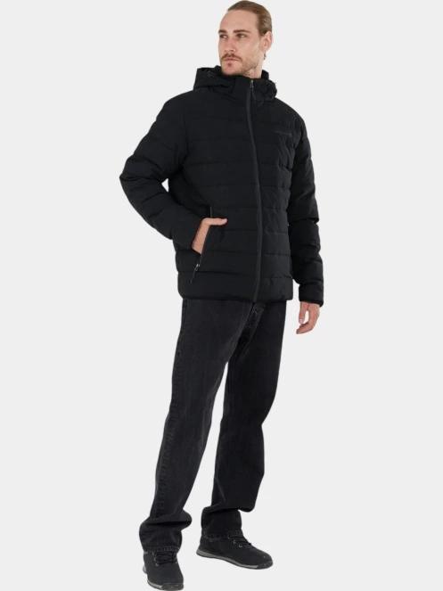 geaca matlasata de tranzitie pt. barbati Fundango Hubble Padded Jacket negru 4