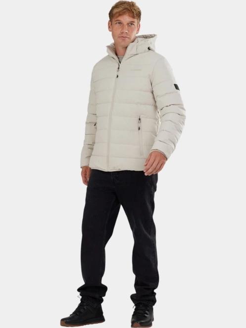 geaca matlasata de tranzitie pt. barbati Fundango Hubble Padded Jacket nisip 4