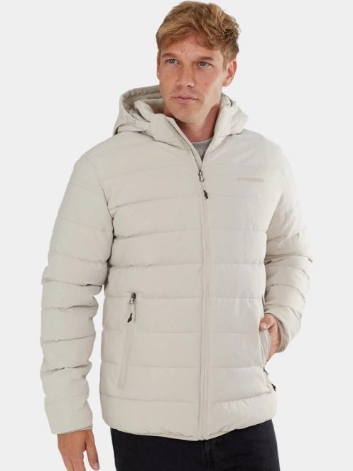 geaca matlasata de tranzitie pt. barbati Fundango Hubble Padded Jacket nisip 5