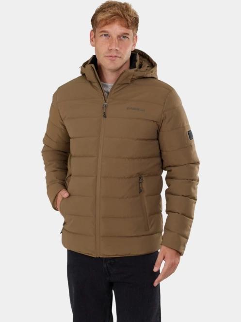 geaca matlasata de tranzitie pt. barbati Fundango Hubble Padded Jacket maro 2