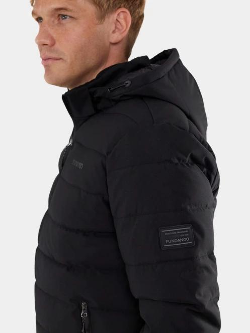 geaca matlasata de tranzitie pt. barbati Fundango Hubble Padded Jacket negru 5