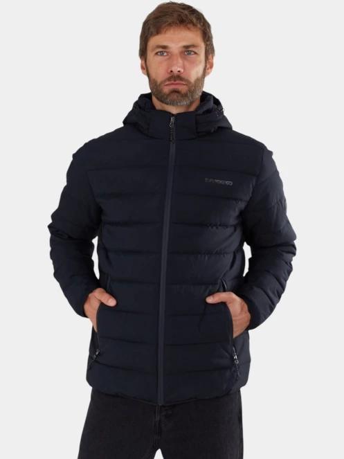 geaca matlasata de tranzitie pt. barbati Fundango Hubble Padded Jacket albastru inchis 2