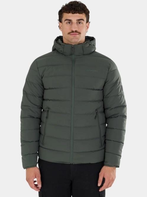 geaca matlasata de tranzitie pt. barbati Fundango Hubble Padded Jacket negru 2