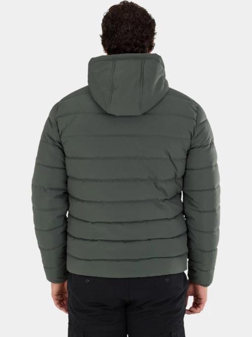 geaca matlasata de tranzitie pt. barbati Fundango Hubble Padded Jacket negru 3