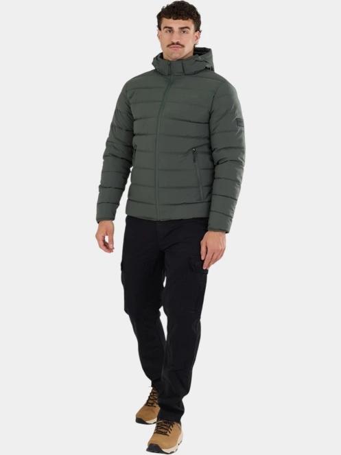 geaca matlasata de tranzitie pt. barbati Fundango Hubble Padded Jacket negru 5