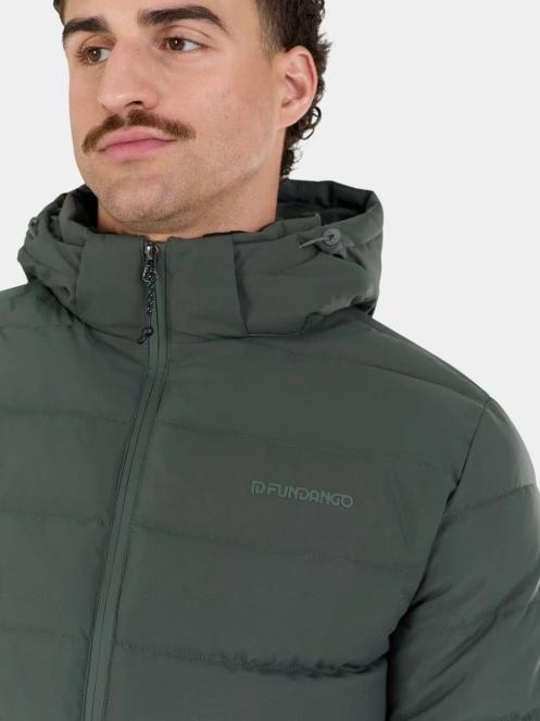 geaca matlasata de tranzitie pt. barbati Fundango Hubble Padded Jacket negru 8