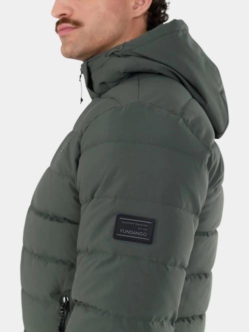 geaca matlasata de tranzitie pt. barbati Fundango Hubble Padded Jacket negru 9