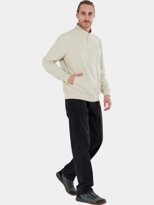 jacheta de primavara pt. barbati Fundango Harrington Casual Jacket nisip 4