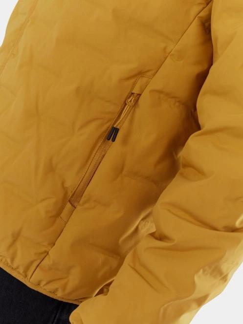 geaca de drumetie pt. barbati Fundango Smoke Eco Hooded Jacket galben 7