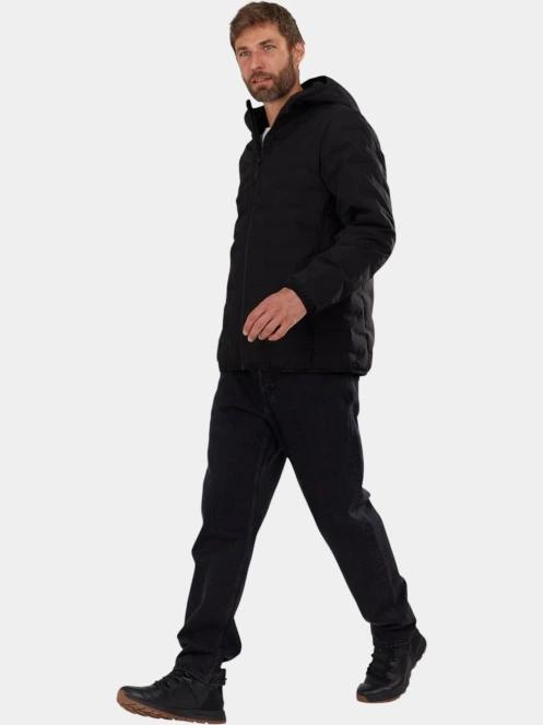 geaca de drumetie pt. barbati Fundango Smoke Eco Hooded Jacket negru 5