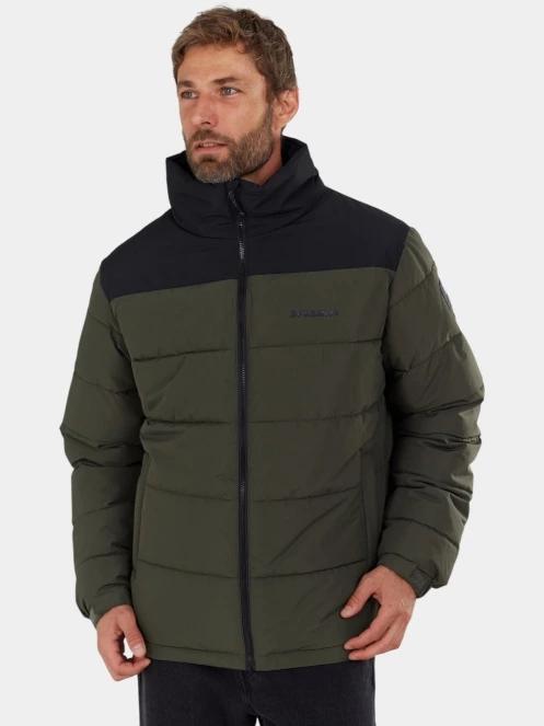 jacheta de primavara pt. barbati Fundango Winton Jacket oliv 2
