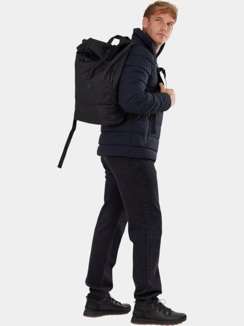 geaca matlasata de tranzitie pt. barbati Fundango Arson Padded Jacket albastru inchis 4