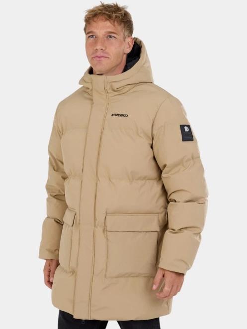 gaca de iarna matlasata pt. barbati Fundango Nordvik Parka Jacket galben 2