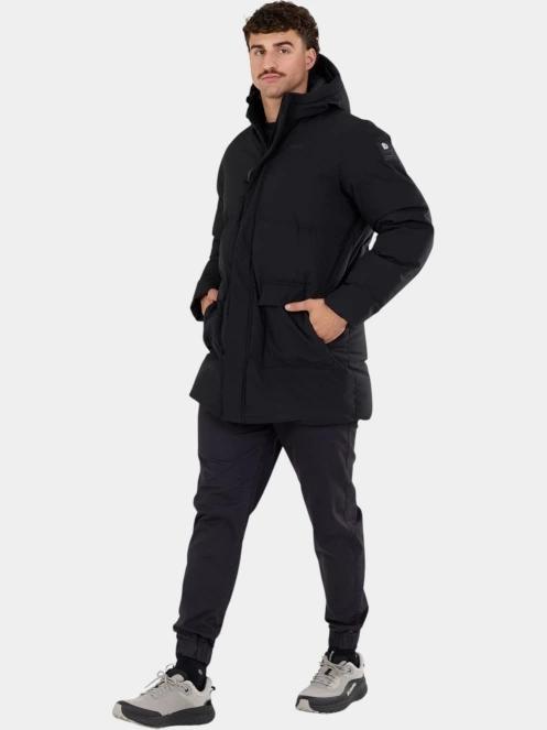 gaca de iarna matlasata pt. barbati Fundango Nordvik Parka Jacket negru 4
