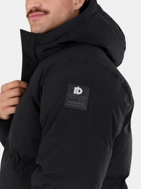 gaca de iarna matlasata pt. barbati Fundango Nordvik Parka Jacket negru 6