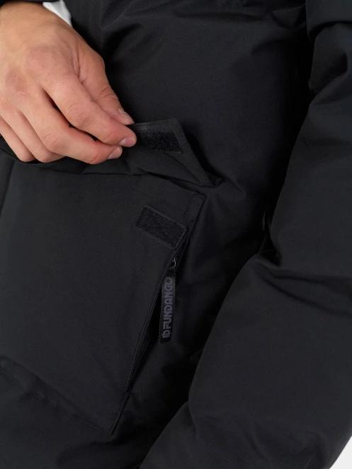 gaca de iarna matlasata pt. barbati Fundango Nordvik Parka Jacket negru 7