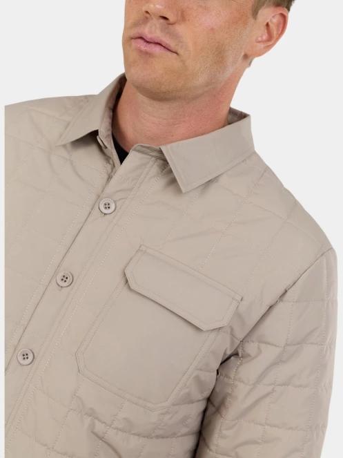 jacheta camasa pt. barbati Fundango Grido Padded Shirt Jacket nisip 6