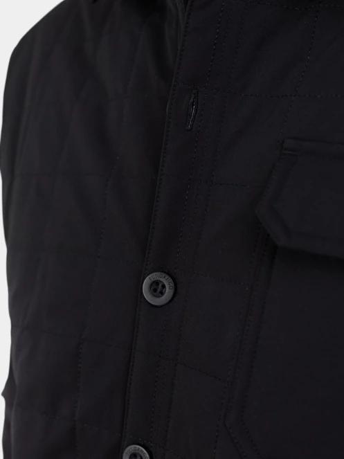 jacheta camasa pt. barbati Fundango Grido Padded Shirt Jacket negru 5