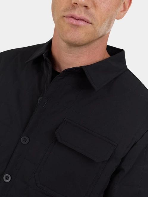 jacheta camasa pt. barbati Fundango Grido Padded Shirt Jacket negru 6