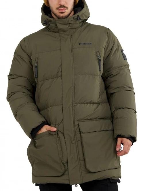 jacheta de iarna pt. barbati Fundango Spirit Puffer Jacket oliv 4