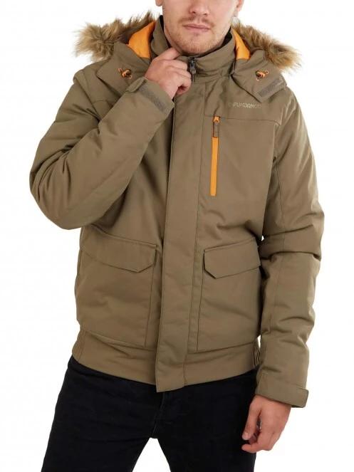 jacheta de strada pt. barbati Fundango Carbone Bomber Jacket maro 4
