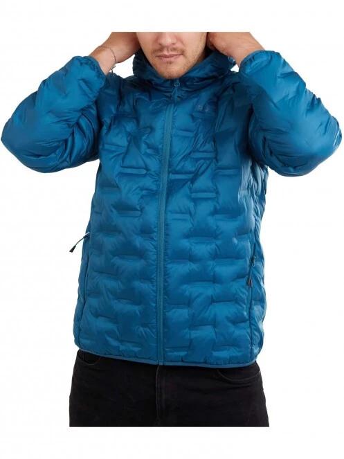 jacheta de strada pt. barbati Fundango Smoke Hooded Jacket albastru deschis 4