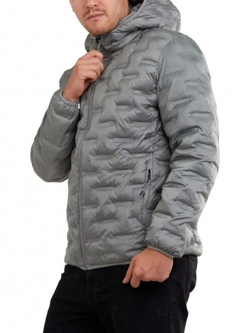 jacheta de strada pt. barbati Fundango Smoke Hooded Jacket gri 4