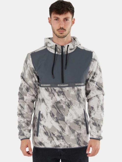 pulover pt. barbati Fundango Exodus Hybrid Jacket gri 5