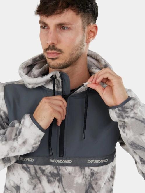 pulover pt. barbati Fundango Exodus Hybrid Jacket gri 6