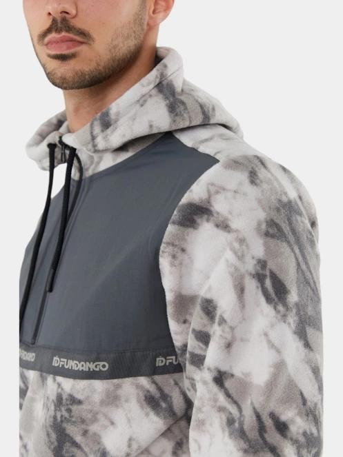 pulover pt. barbati Fundango Exodus Hybrid Jacket gri 7