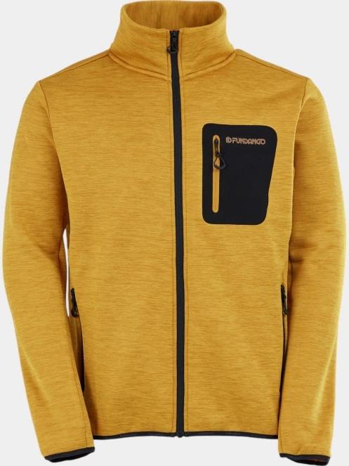 pulover polar pt. barbati Fundango Jefferson Fleece Jacket portocaliu 8