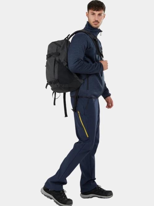 pulover polar pt. barbati Fundango Jefferson Fleece Jacket albastru 5
