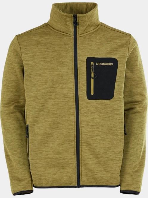 pulover polar pt. barbati Fundango Jefferson Fleece Jacket verde 7