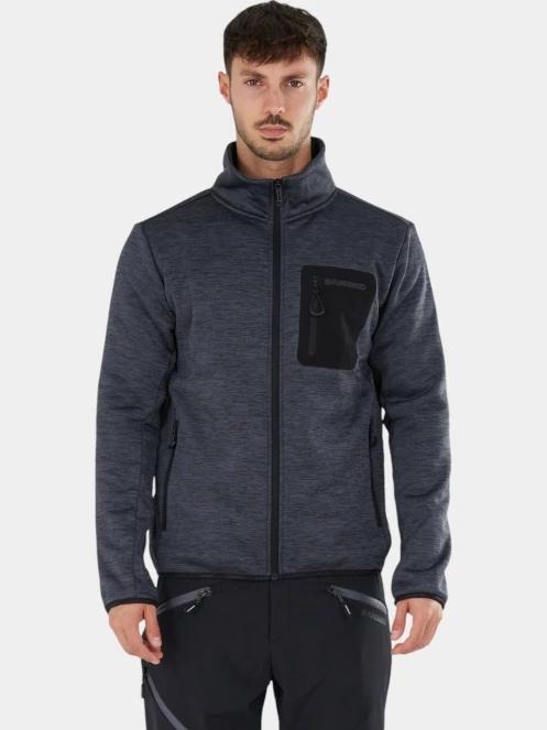 pulover polar pt. barbati Fundango Jefferson Fleece Jacket gri 2