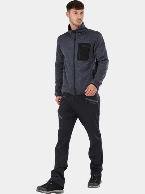pulover polar pt. barbati Fundango Jefferson Fleece Jacket gri 4