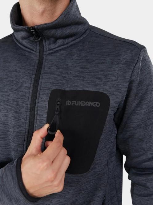 pulover polar pt. barbati Fundango Jefferson Fleece Jacket gri 6
