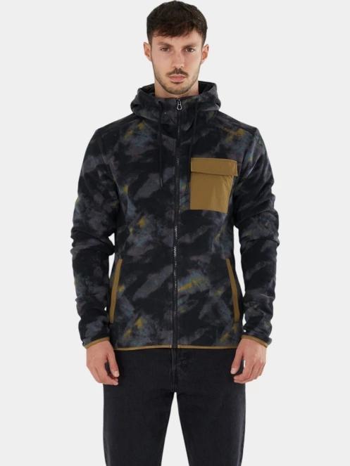 pulover polar pt. barbati Fundango Nestor Fleece Jacket multicolor 2