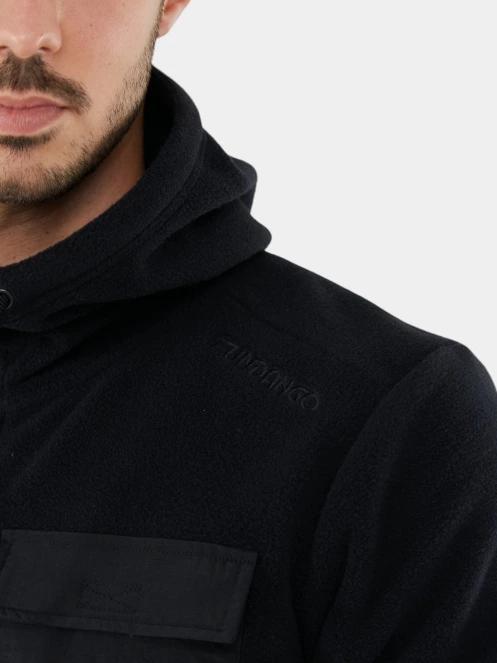 pulover polar pt. barbati Fundango Nestor Fleece Jacket negru 5