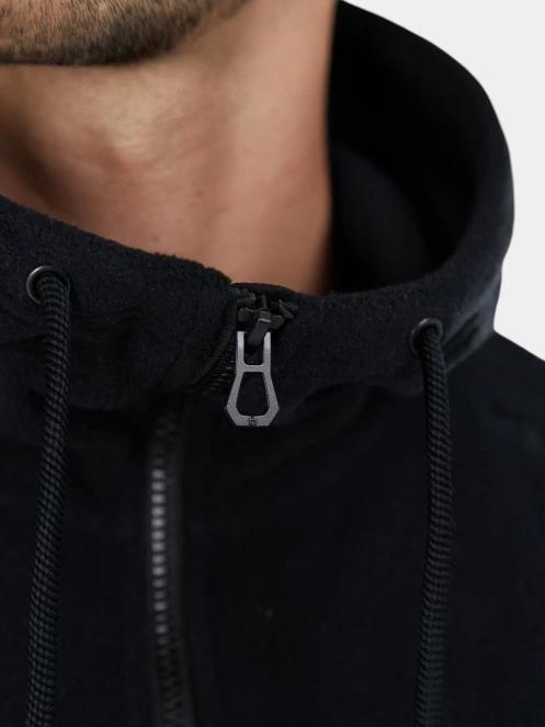 pulover polar pt. barbati Fundango Nestor Fleece Jacket negru 6