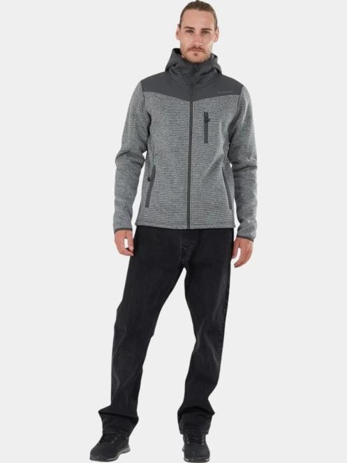 pulover polar pt. barbati Fundango Ashford Insulated Fleece Jacket gri 4
