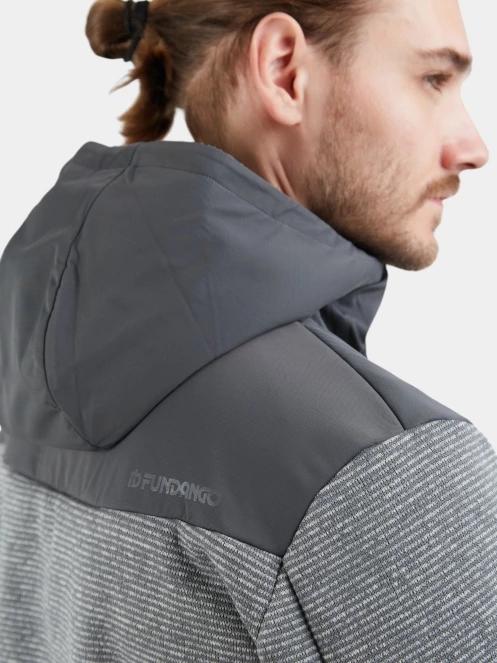 pulover polar pt. barbati Fundango Ashford Insulated Fleece Jacket gri 6