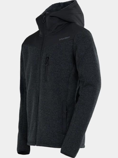 pulover polar pt. barbati Fundango Ashford Insulated Fleece Jacket gri 3