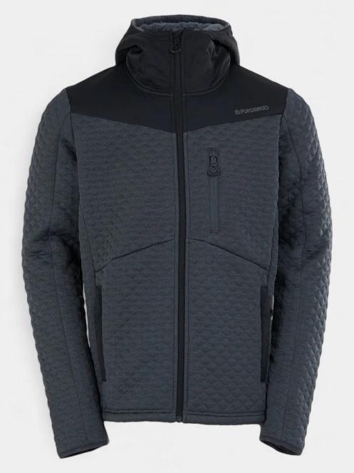 pulover polar pt. barbati Fundango Ashford Insulated Fleece Jacket gri 9