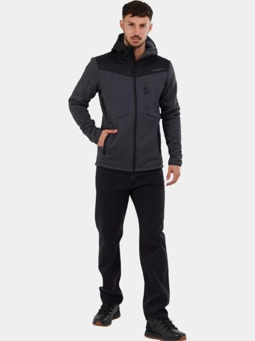 pulover polar pt. barbati Fundango Ashford Insulated Fleece Jacket gri 4