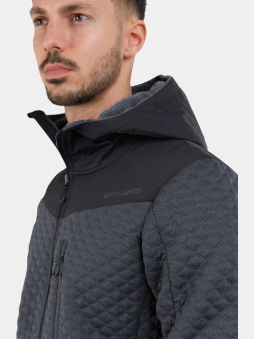 pulover polar pt. barbati Fundango Ashford Insulated Fleece Jacket gri 7